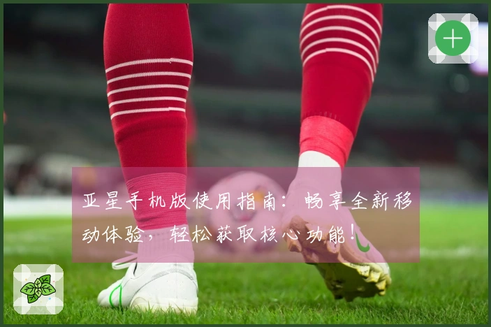 亚星手机版使用指南：畅享全新移动体验，轻松获取核心功能！